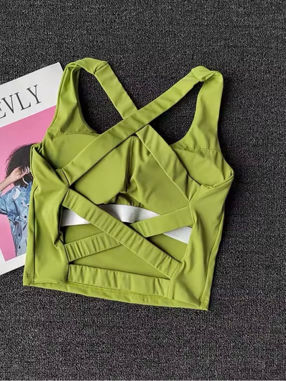 🌿 Green Yoga Tank